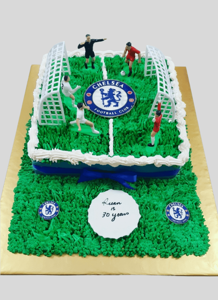 Inviting Chelsea Cake