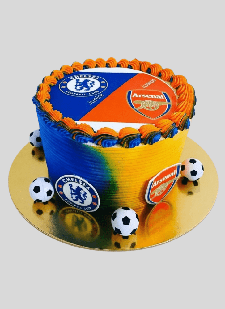Shapely Chelsea Cake