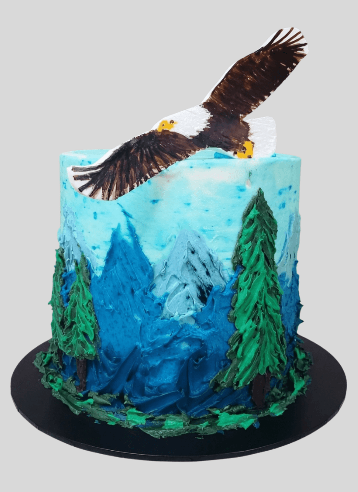 Dazzling Eagle Cake