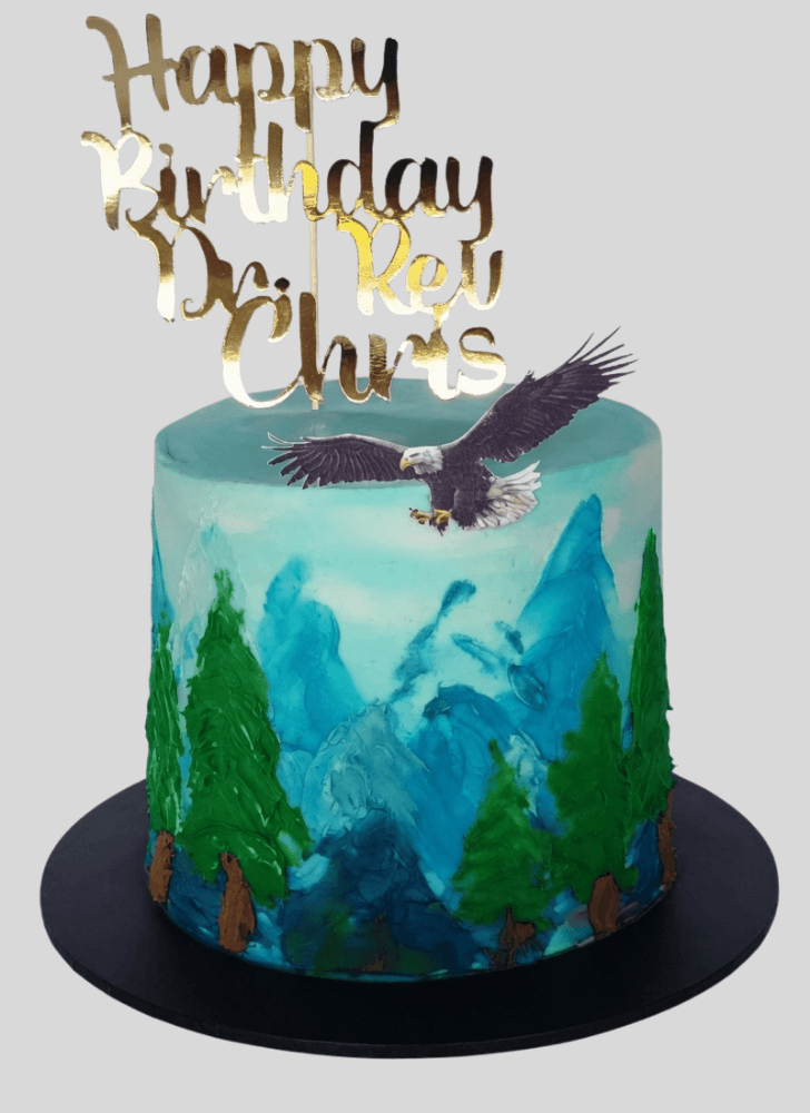 Enticing Eagle Cake