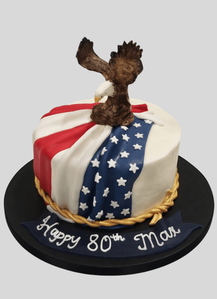 Radiant Eagle Cake