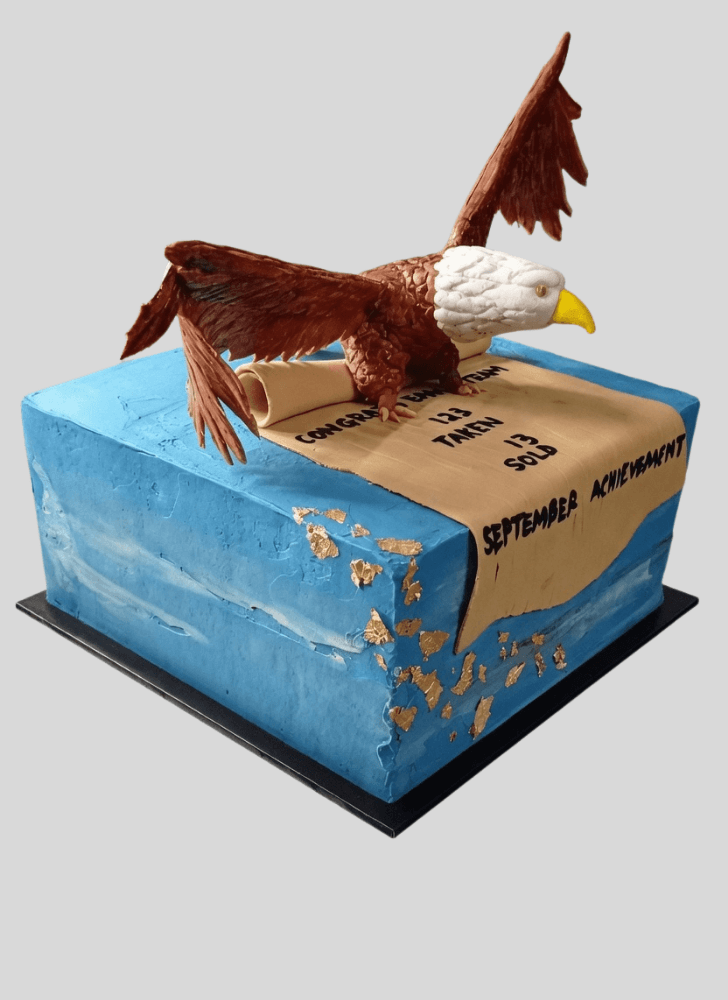 Shapely Eagle Cake