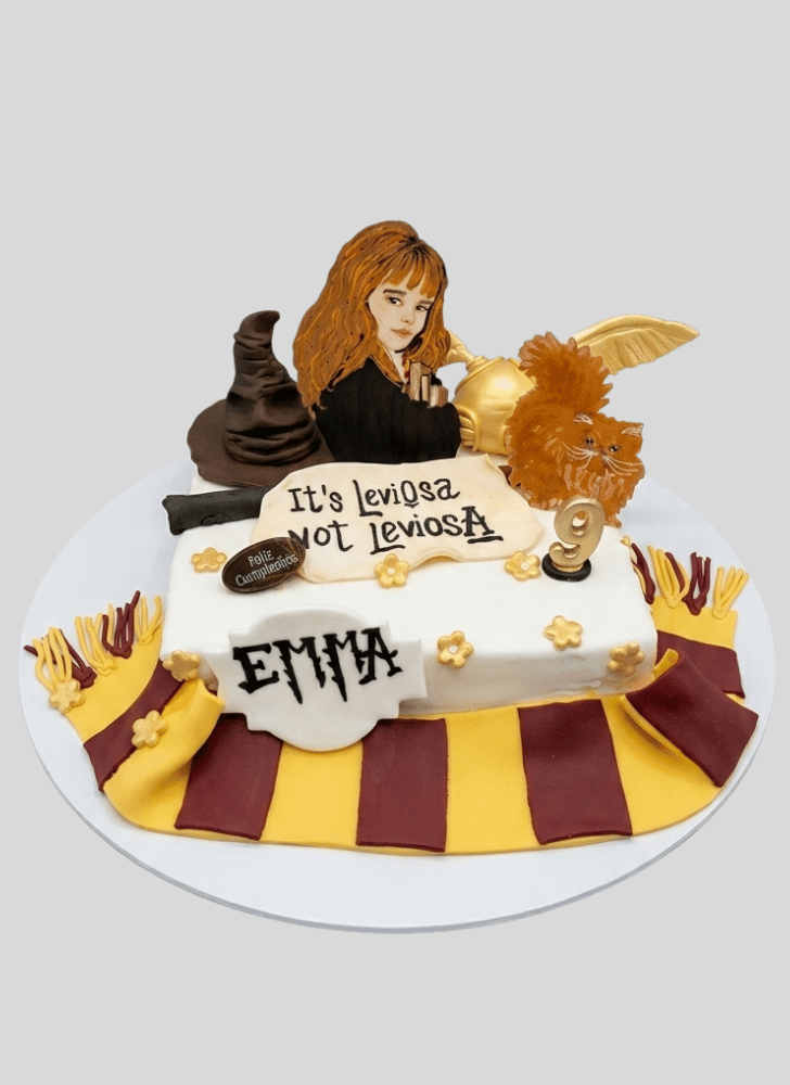 Delicate Hermione Granger Cake