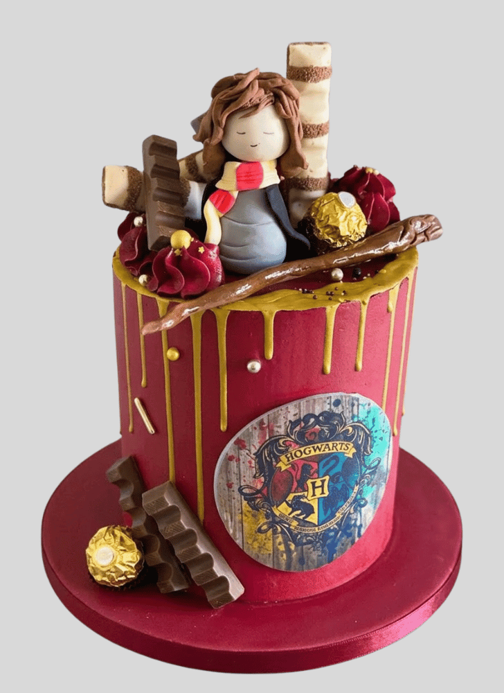 Elegant Hermione Granger Cake