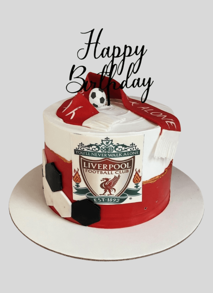 Inviting Liverpool Cake