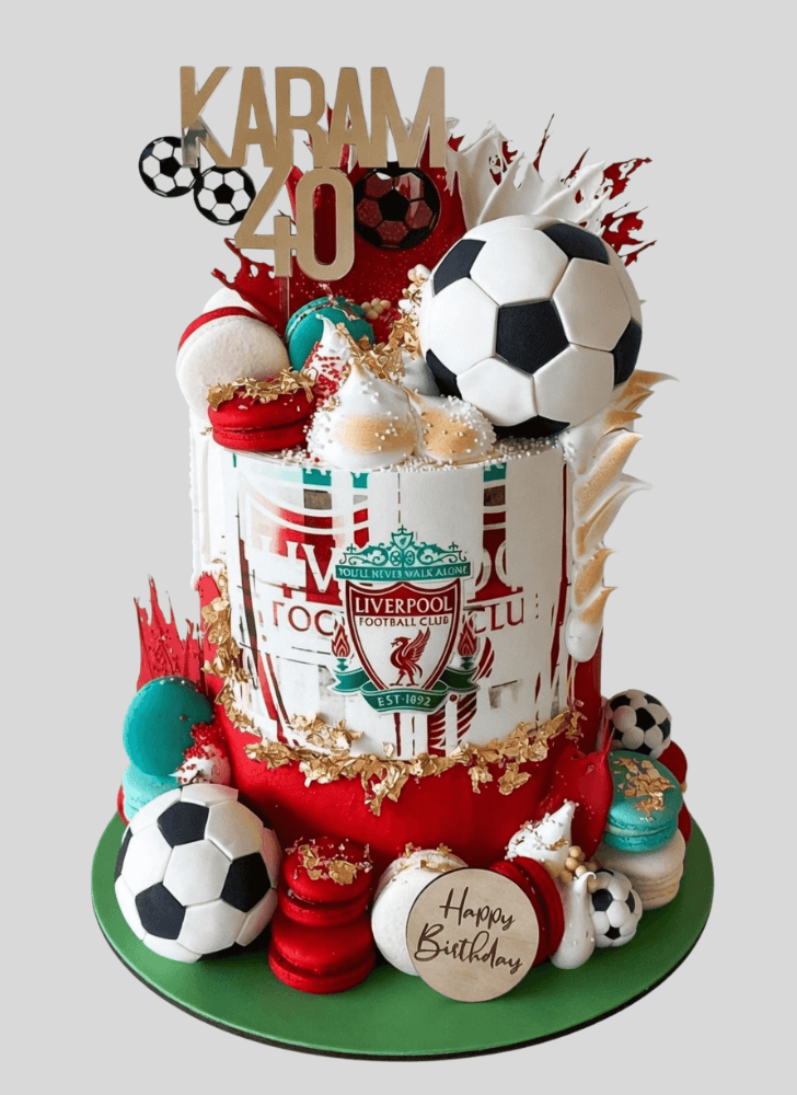 Lovely Liverpool Cake Design