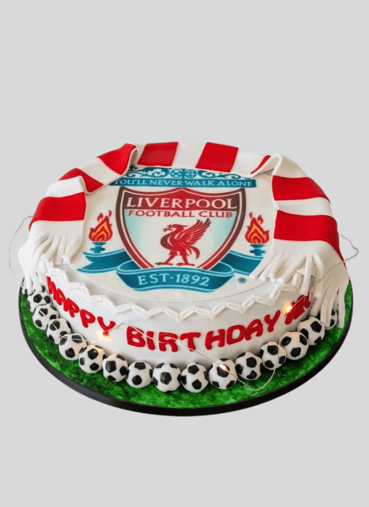 Pretty Liverpool Cake