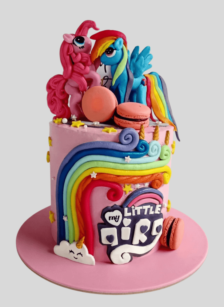 Delicate My Little Pony Cake