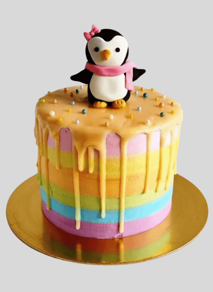 Angelic Penguin Cake