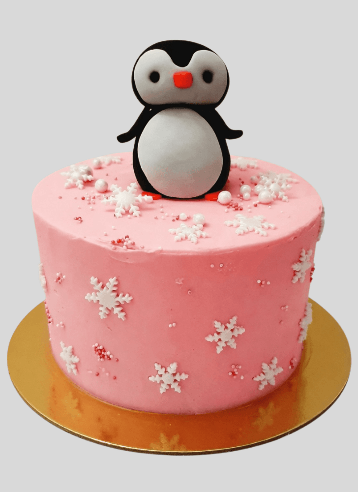 Classy Penguin Cake