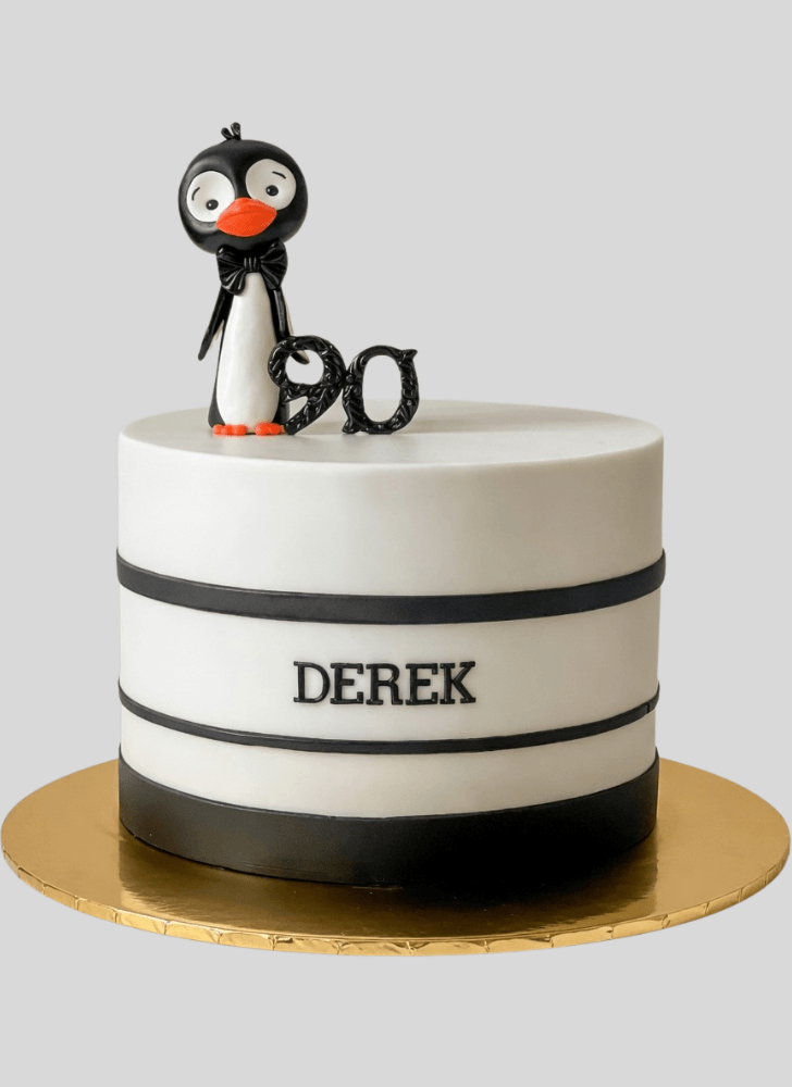 Delicate Penguin Cake