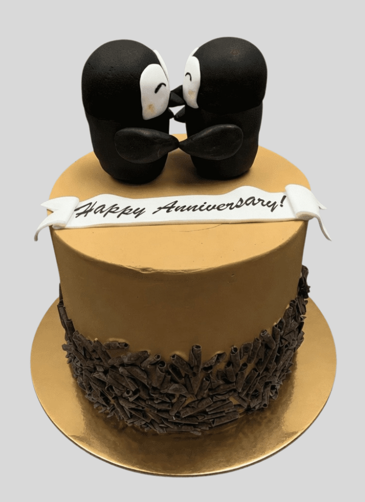 Enthralling Penguin Cake