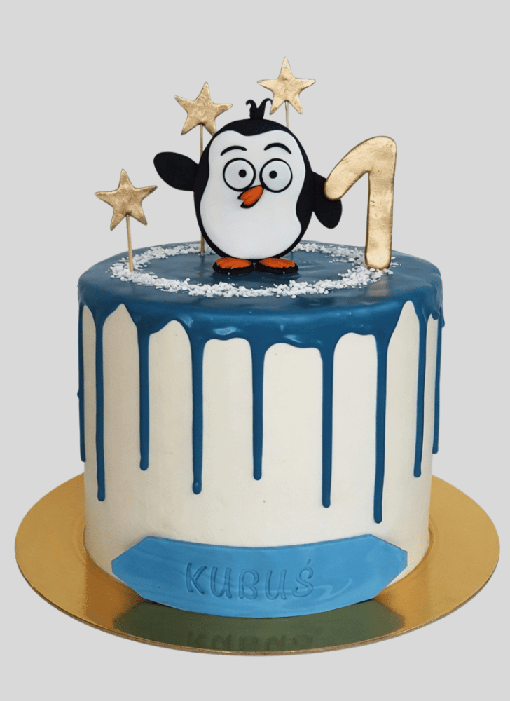 Good Looking Penguin Cake