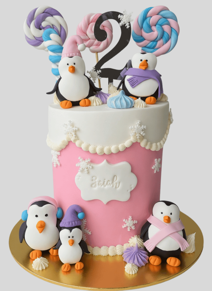 Gorgeous Penguin Cake
