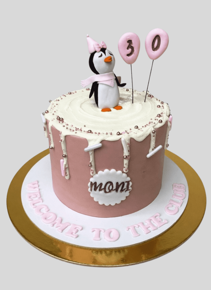Pretty Penguin Cake