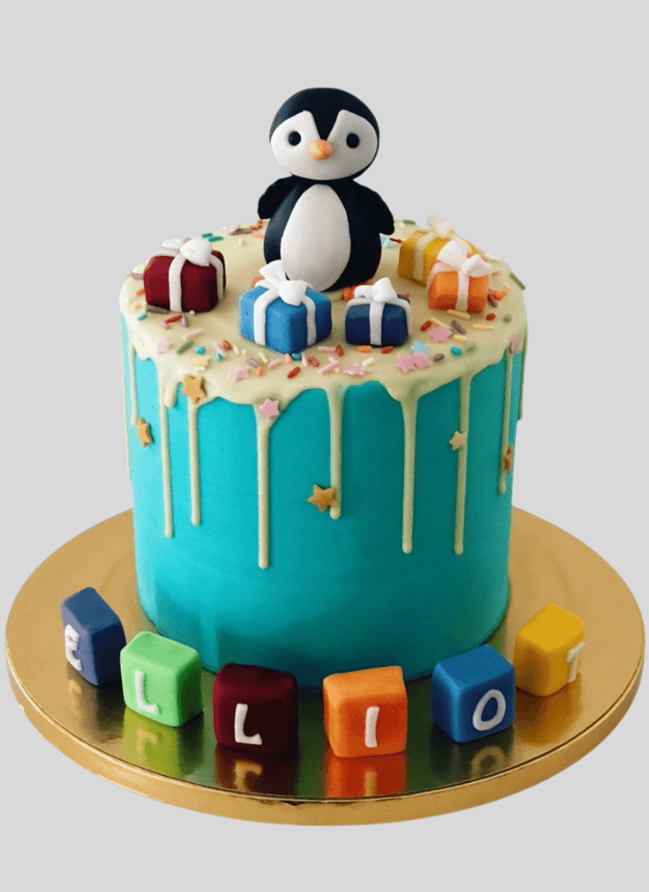Radiant Penguin Cake