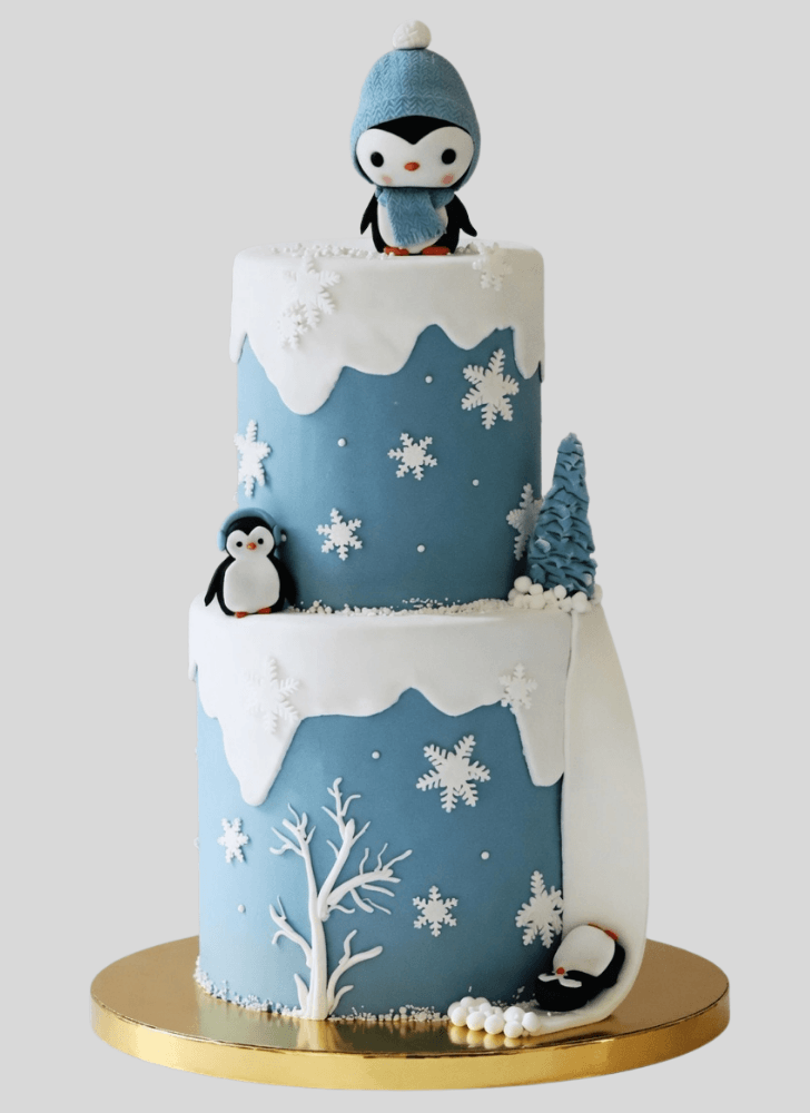 Ravishing Penguin Cake