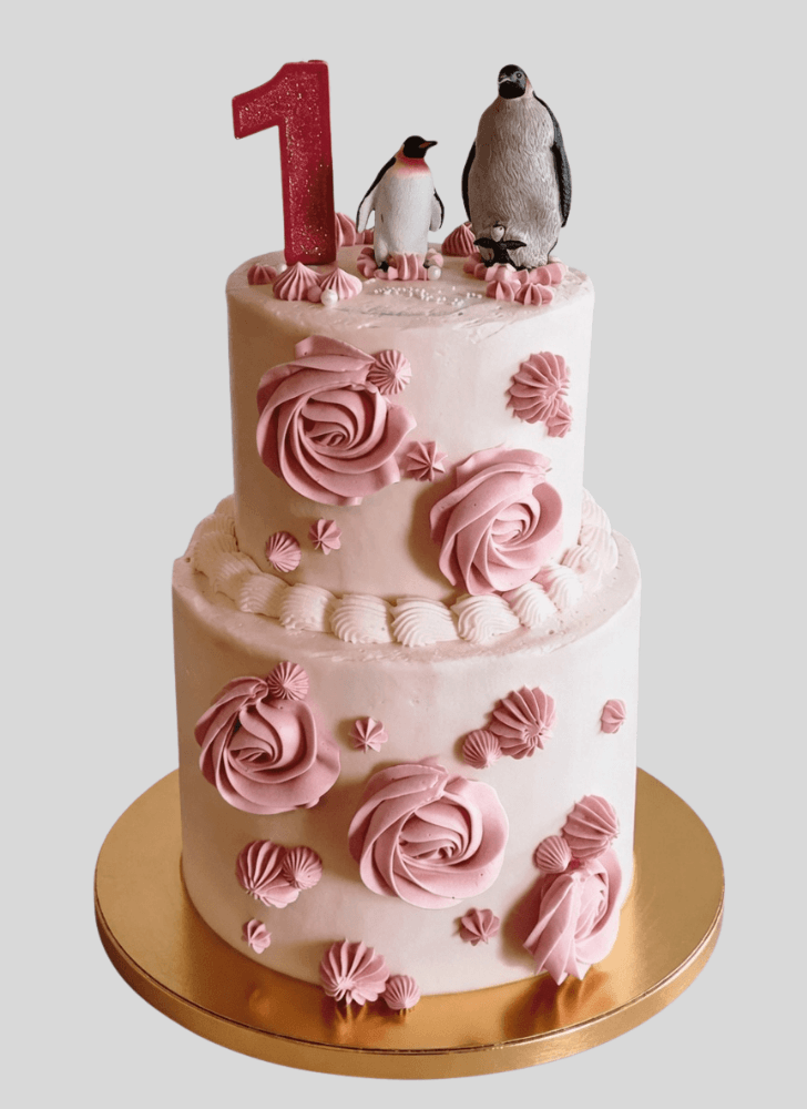 Wonderful Penguin Cake Design