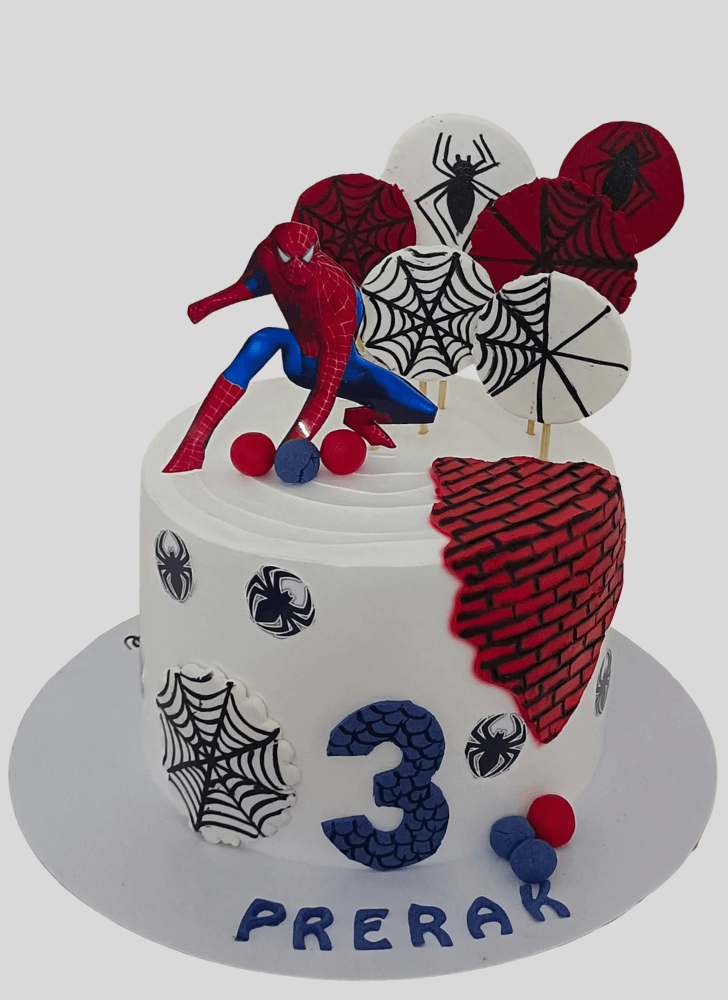 Adorable Peter Parker Cake