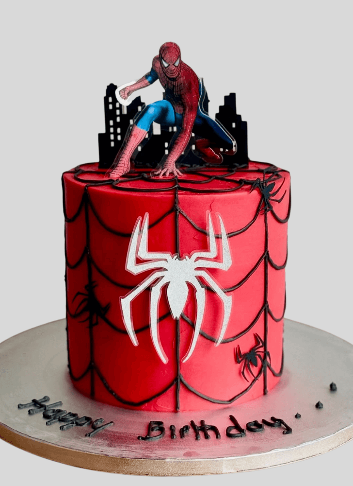 Bewitching Peter Parker Cake