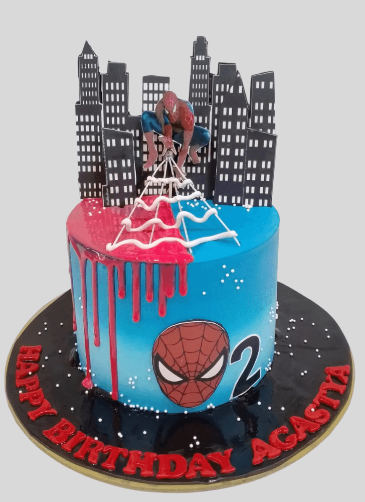 Charming Peter Parker Cake