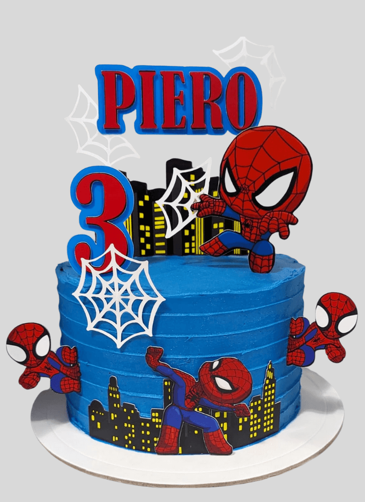Comely Peter Parker Cake