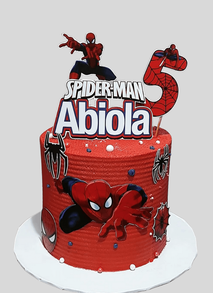 Cute Peter Parker Cake