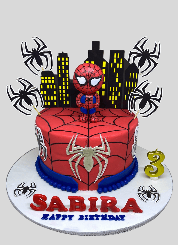 Enthralling Peter Parker Cake