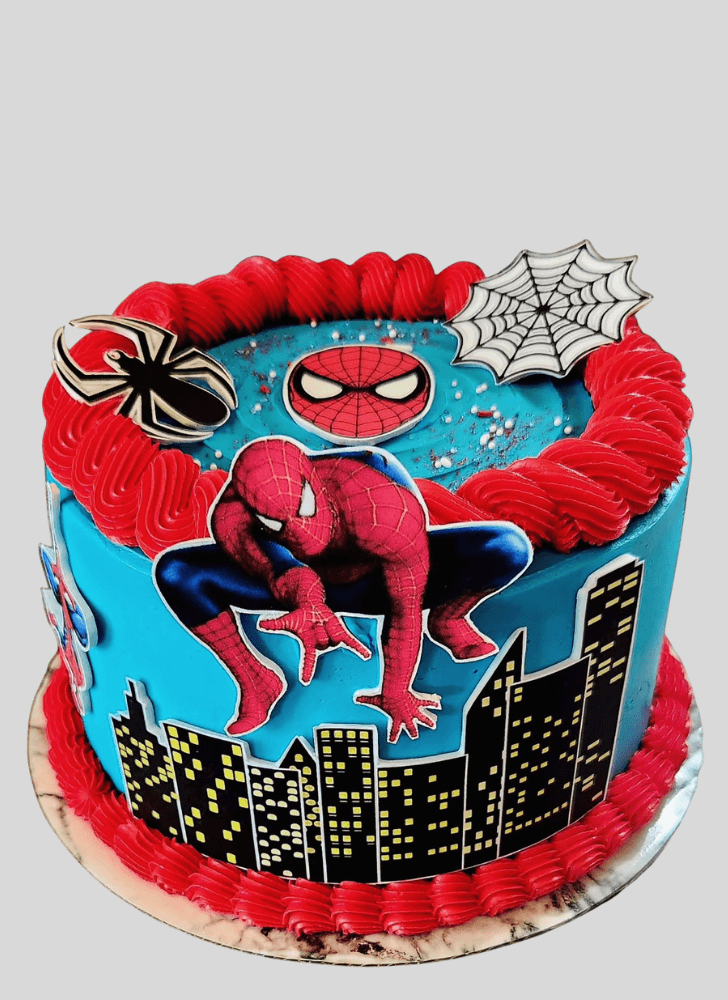 Enticing Peter Parker Cake