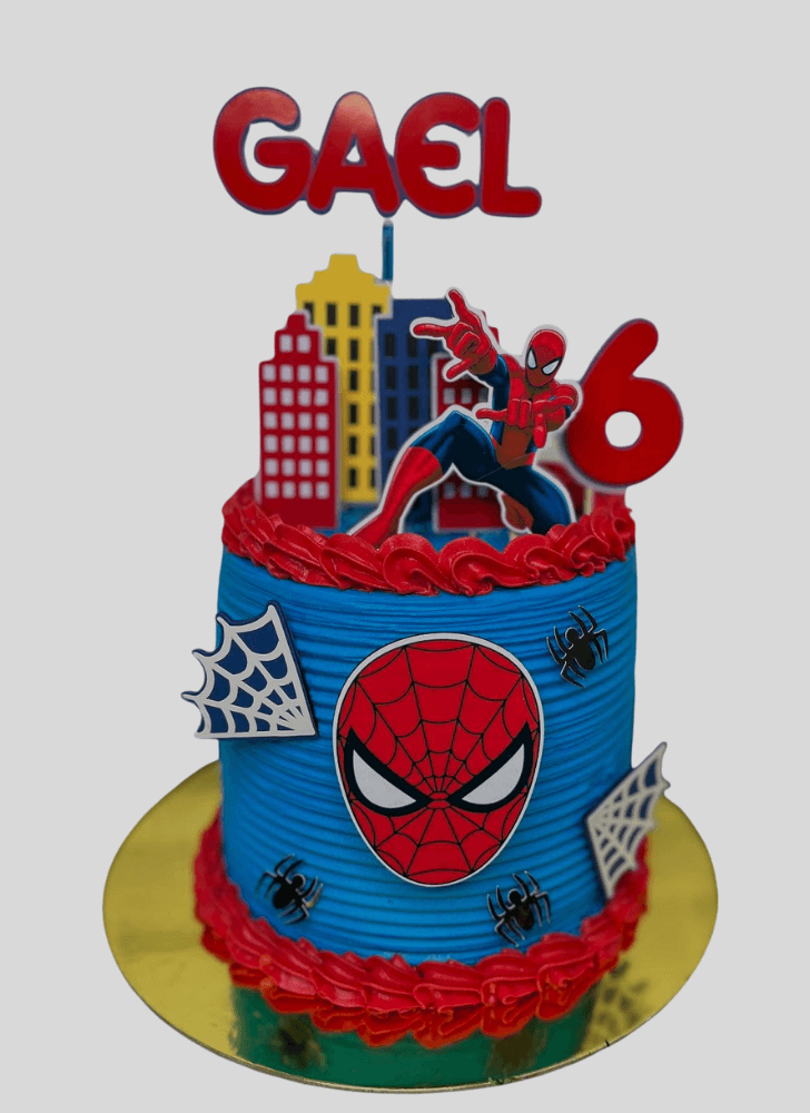 Excellent Peter Parker Cake