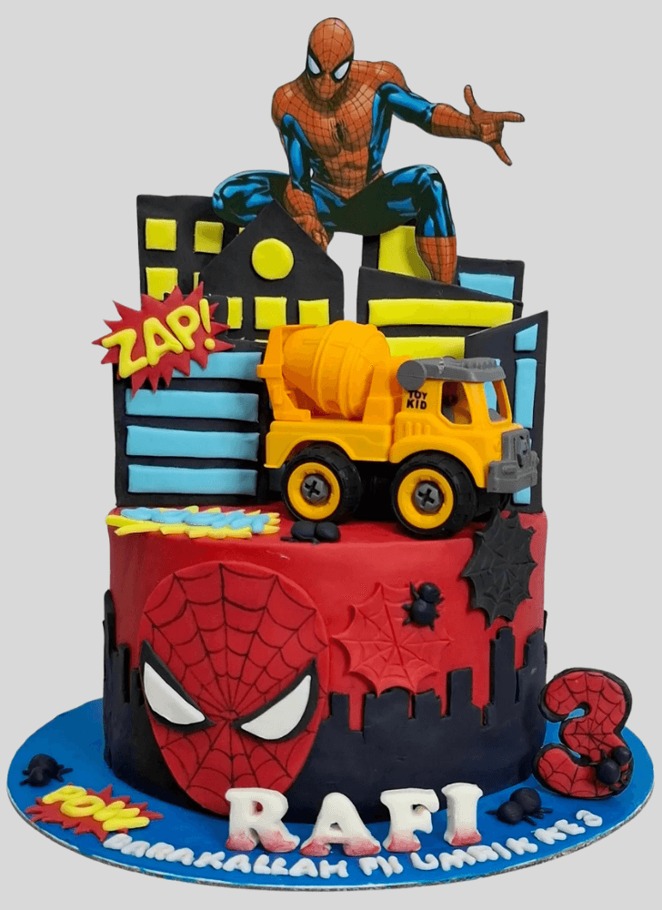 Exquisite Peter Parker Cake