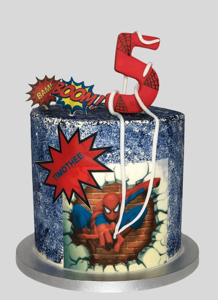 Fine Peter Parker Cake