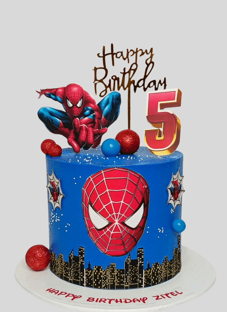 Graceful Peter Parker Cake