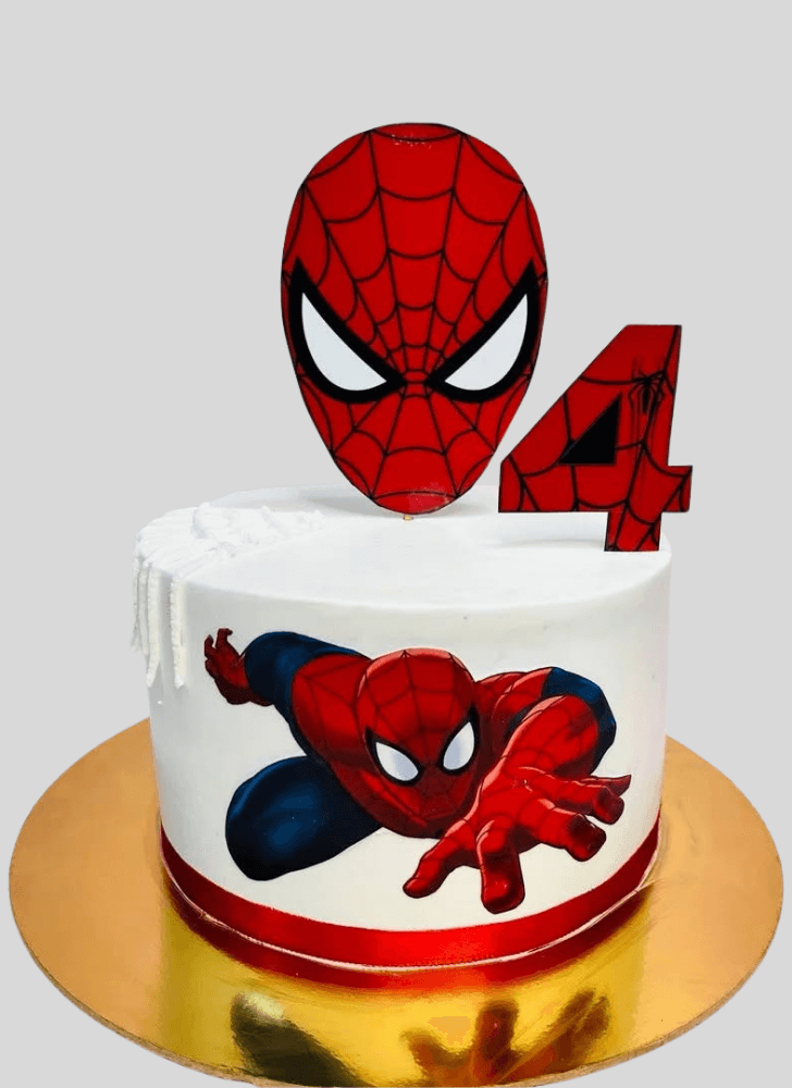 Inviting Peter Parker Cake
