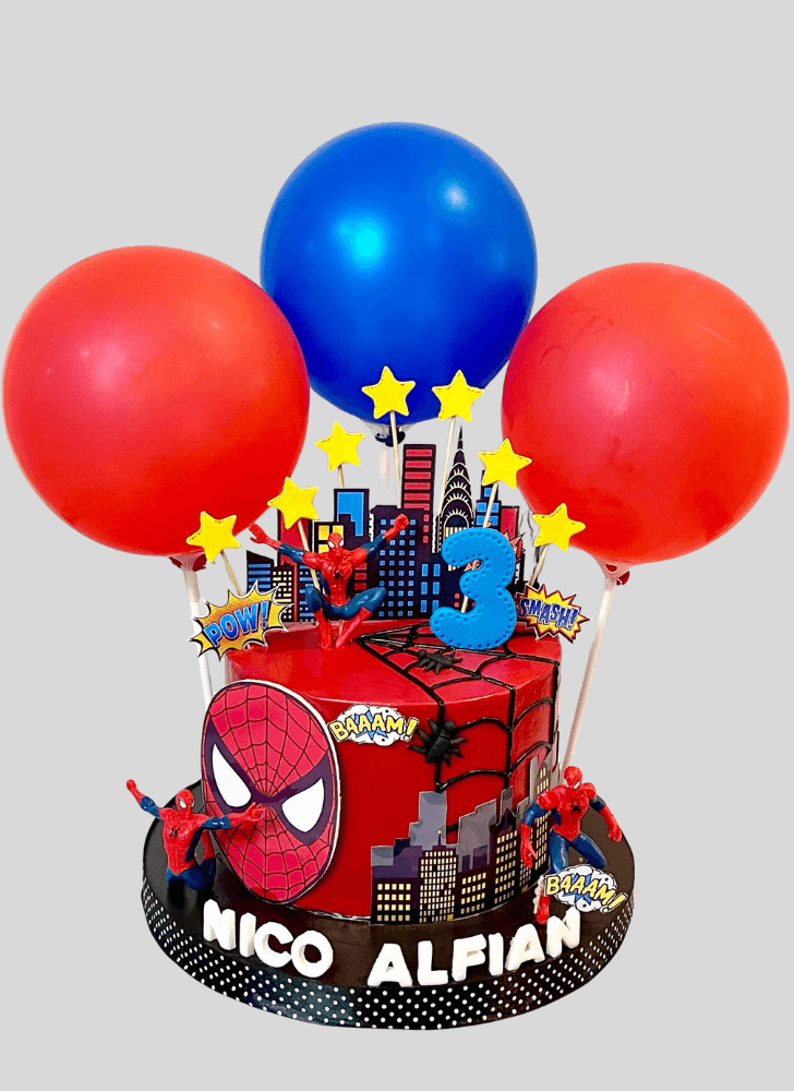 Magnificent Peter Parker Cake