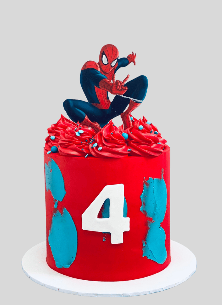 Mesmeric Peter Parker Cake