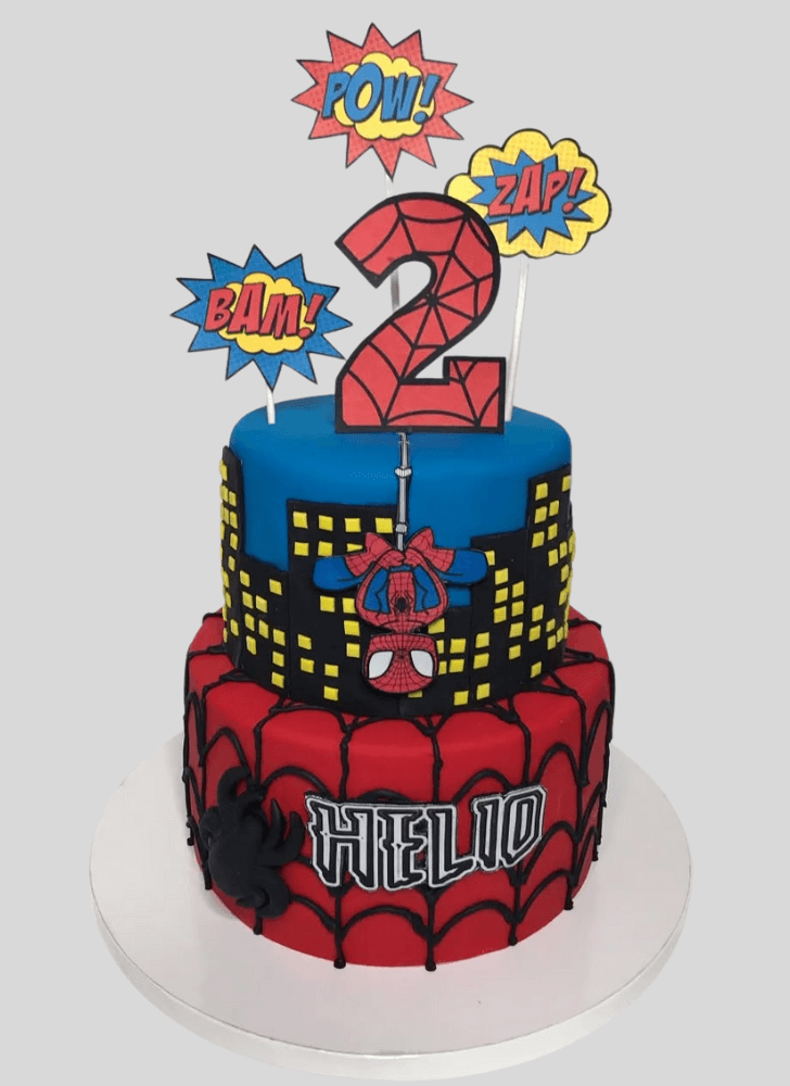 Refined Peter Parker Cake