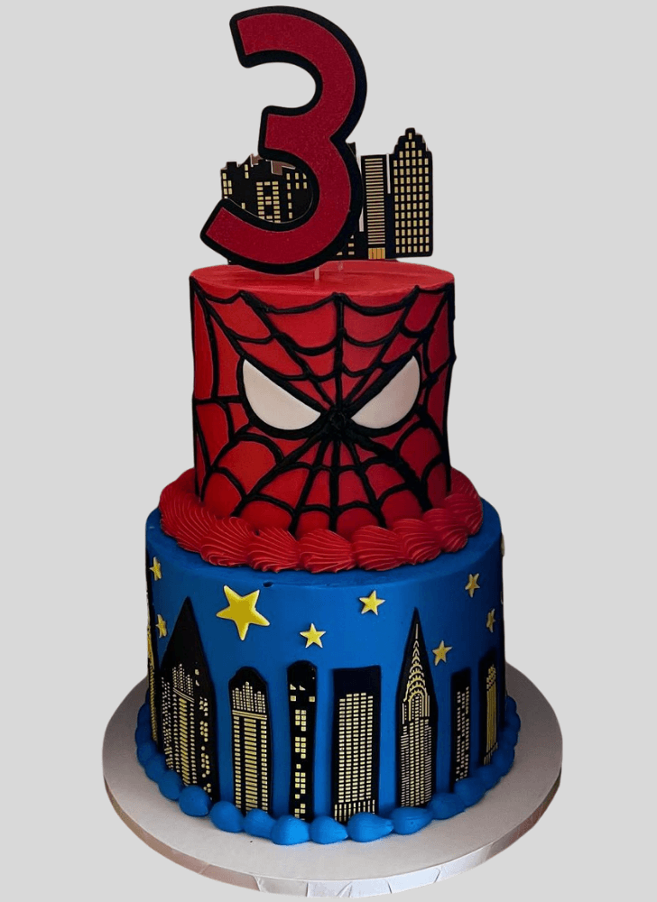 Resplendent Peter Parker Cake
