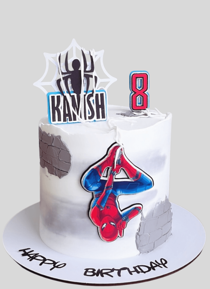 Shapely Peter Parker Cake