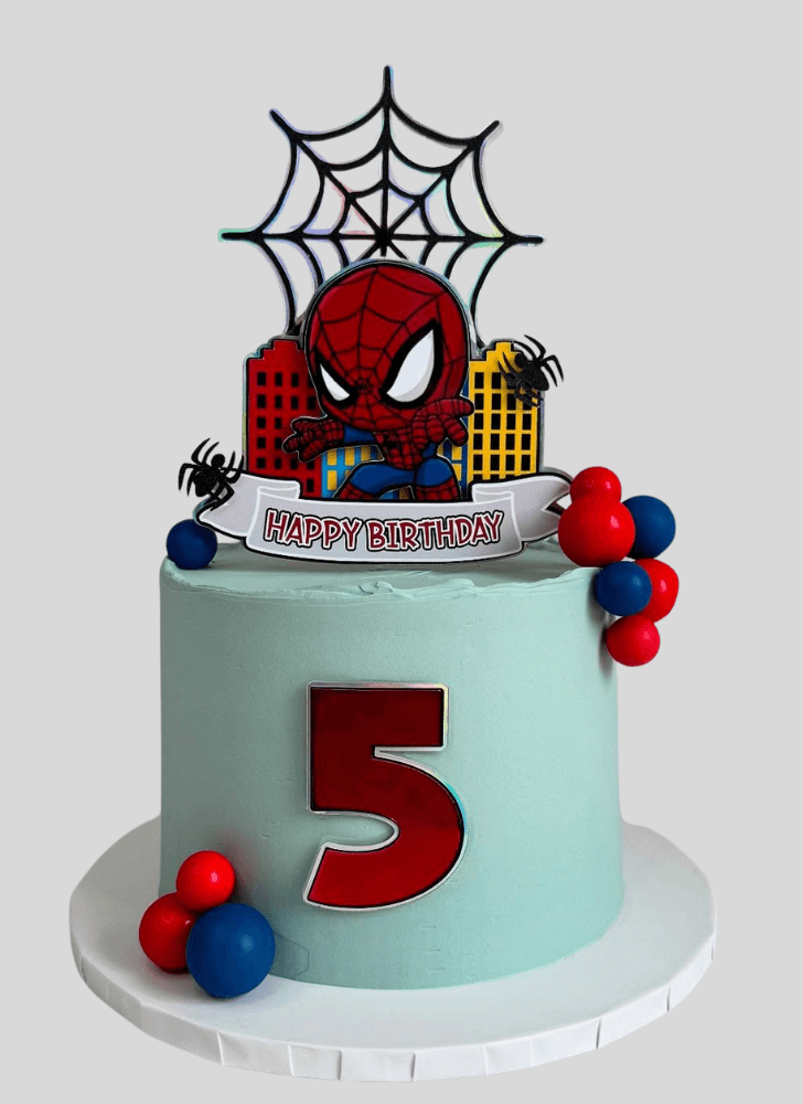 Superb Peter Parker Cake