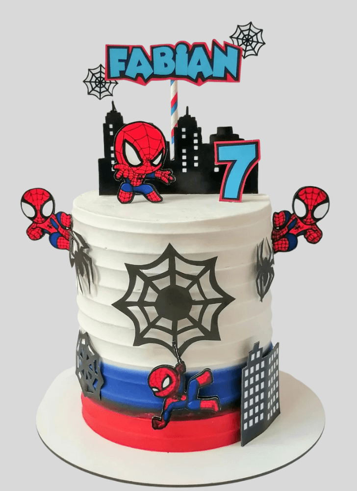 Wonderful Peter Parker Cake Design