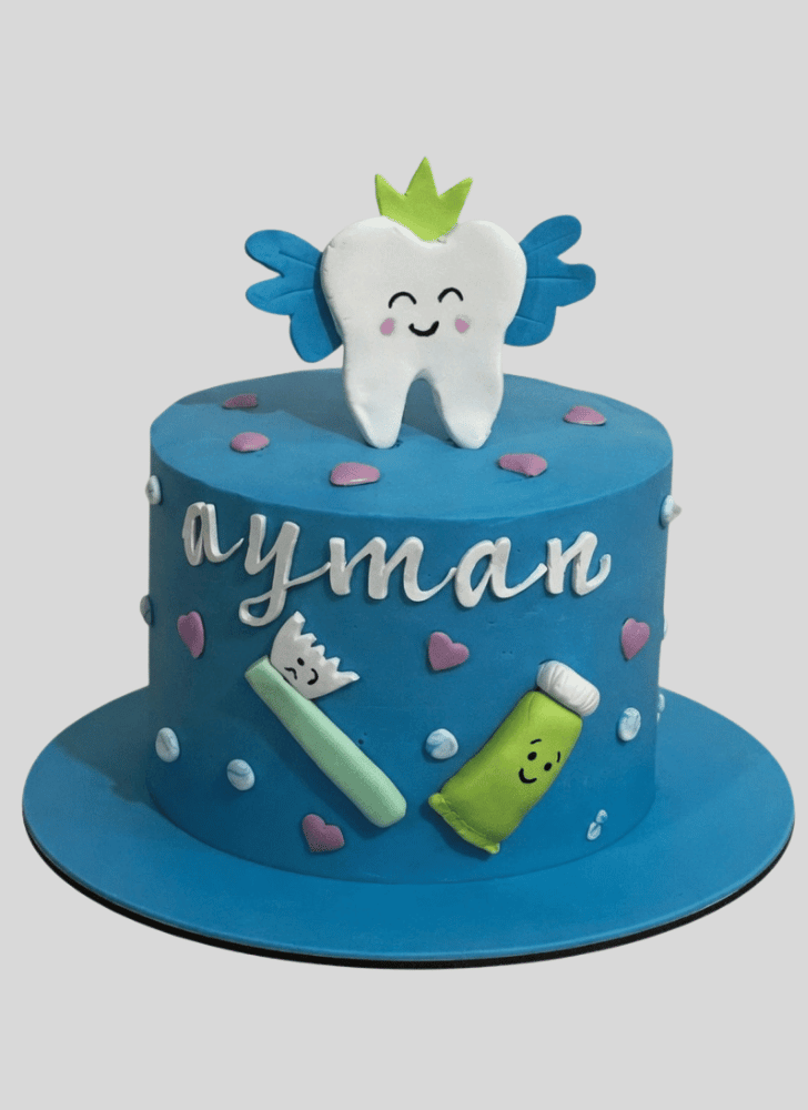 Adorable Teeth Cake