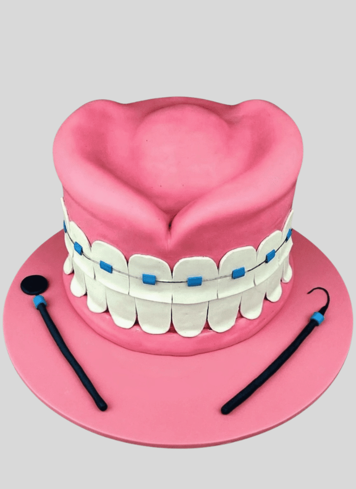 Appealing Teeth Cake