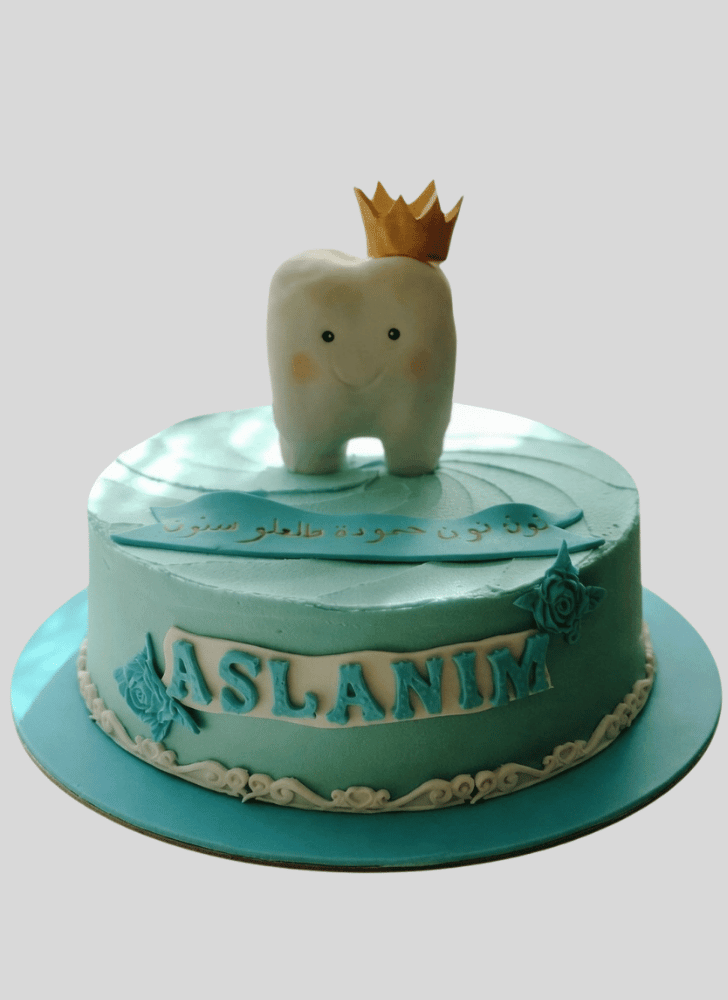 Captivating Teeth Cake