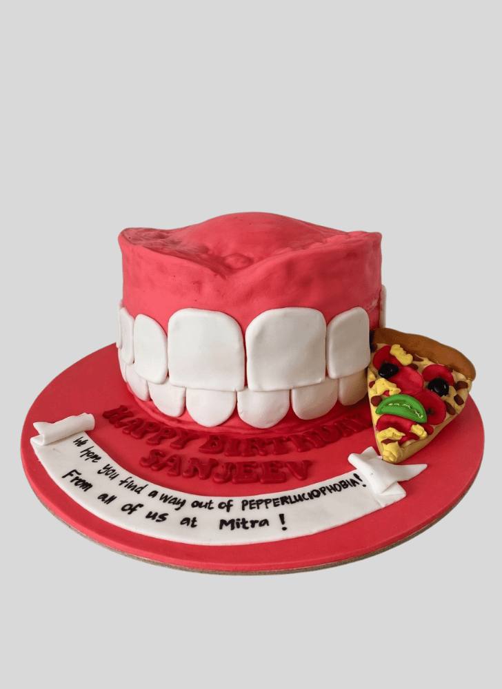 Enthralling Teeth Cake