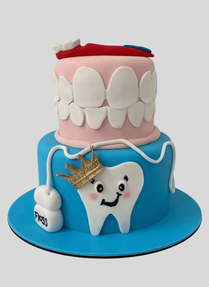 Fascinating Teeth Cake