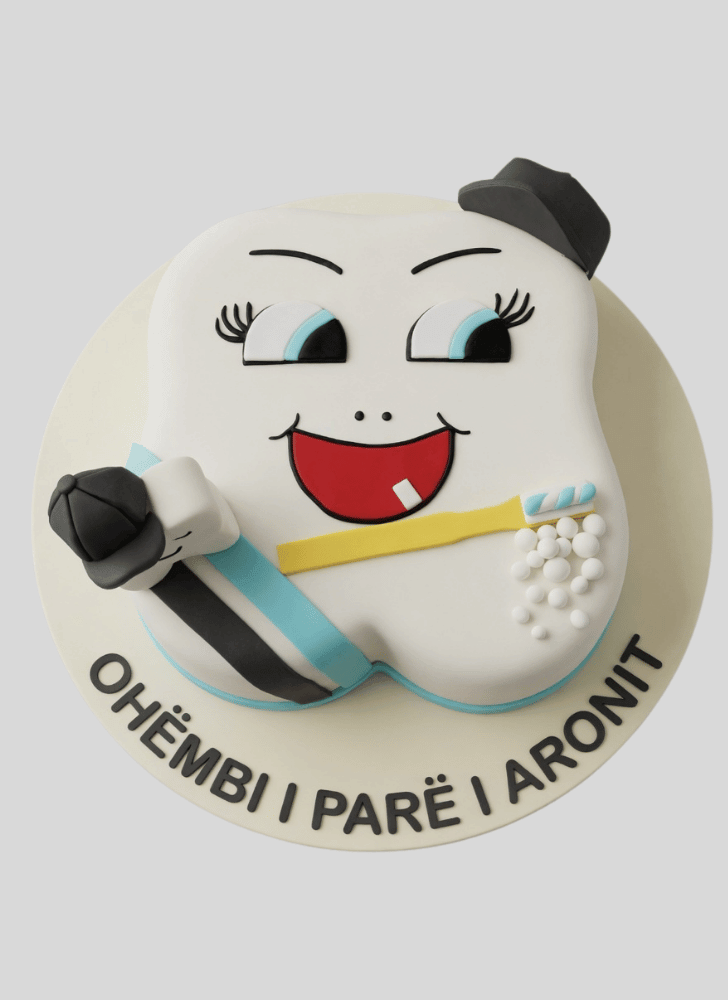Inviting Teeth Cake