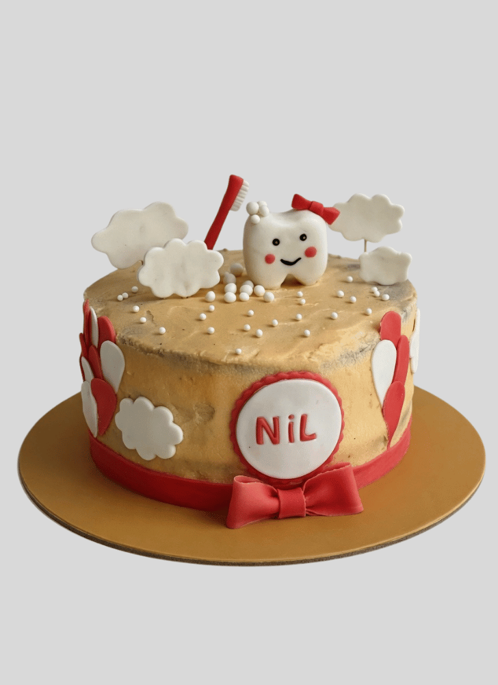 Mesmeric Teeth Cake