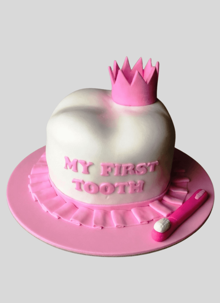 Alluring Tooth Cake