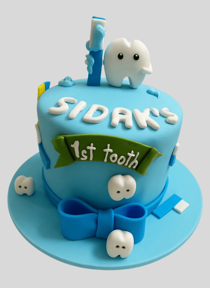 Angelic Tooth Cake